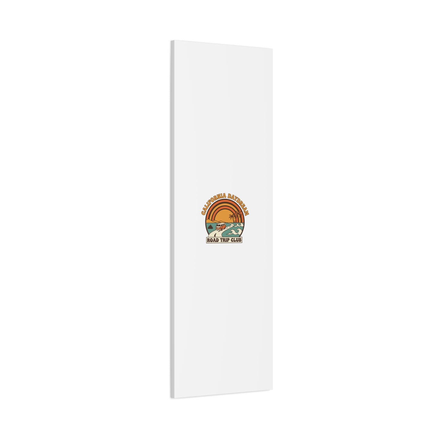California Daydream Road Trip Club Canvas | 70s Sunset Retro Palm Poster