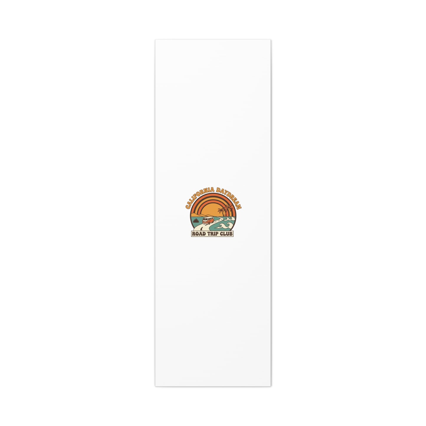 California Daydream Road Trip Club Canvas | 70s Sunset Retro Palm Poster