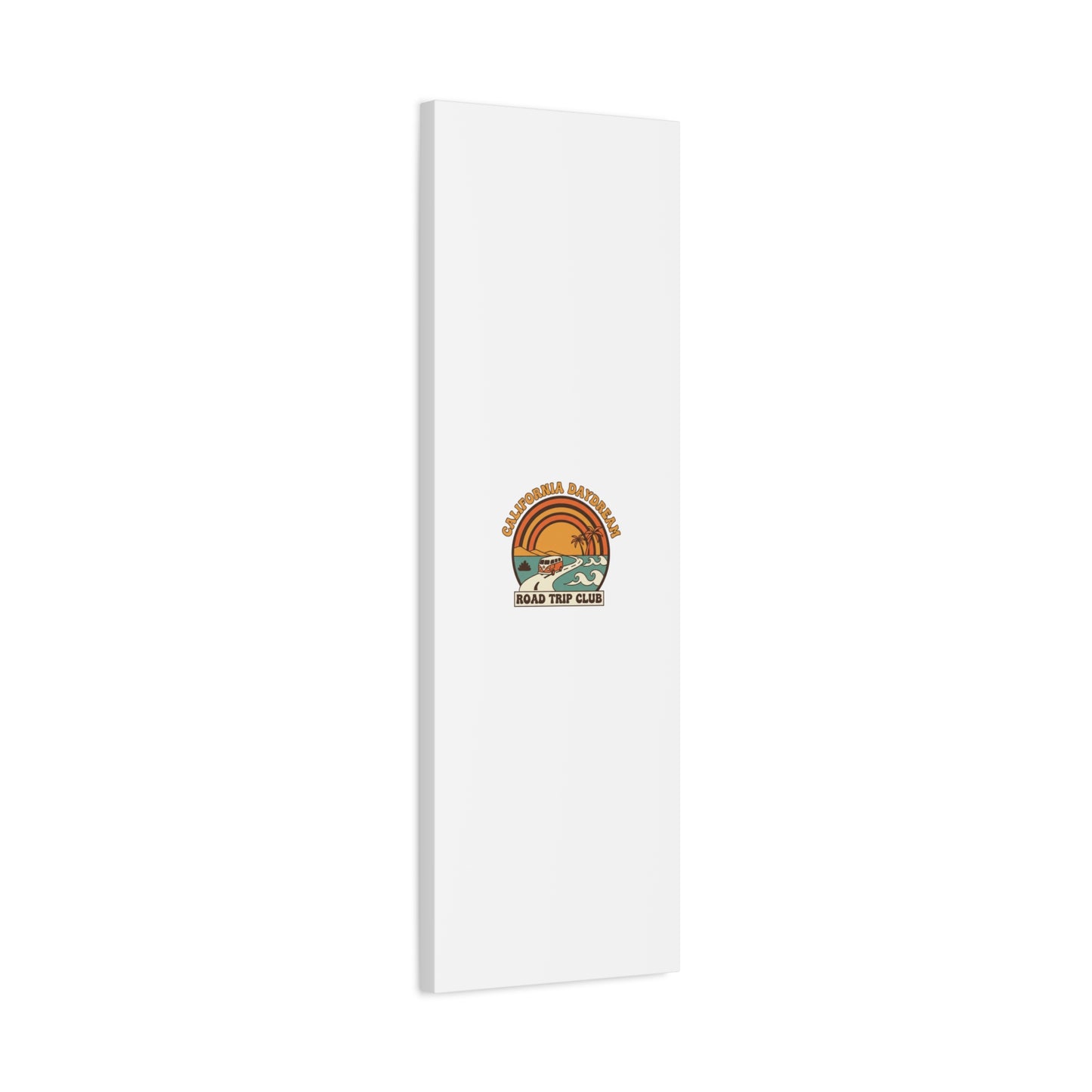 California Daydream Road Trip Club Canvas | 70s Sunset Retro Palm Poster