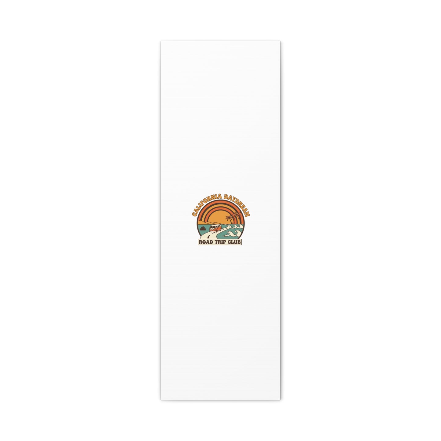 California Daydream Road Trip Club Canvas | 70s Sunset Retro Palm Poster